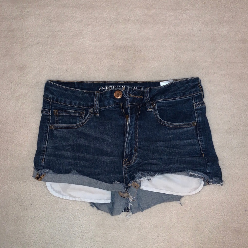 American Eagle super stretch jean shorts